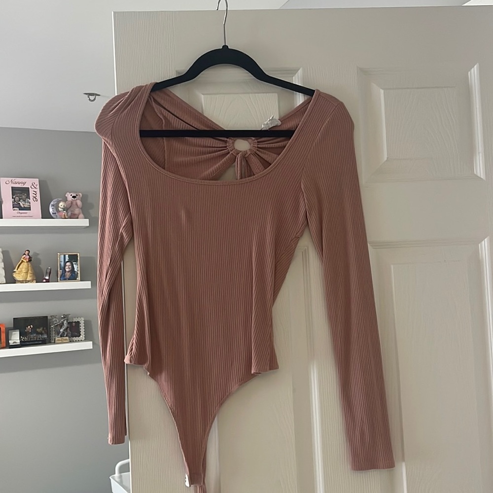 Lelis Collection Body Suit. Size small. Baby Pink